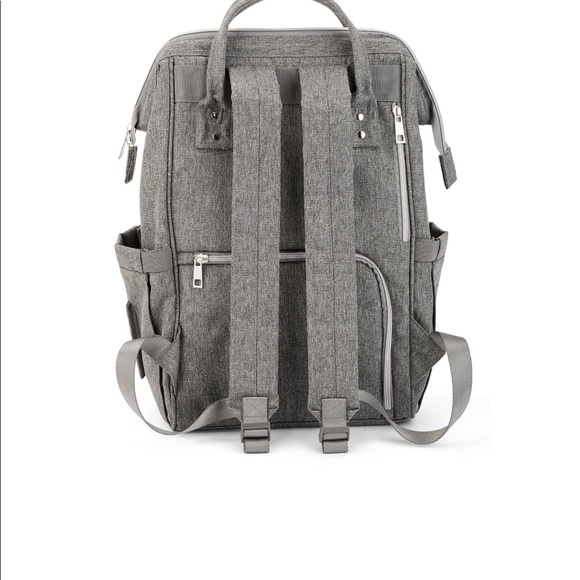 Gray MODERNISM Backpack Diaper Bag - Picture 4 of 5